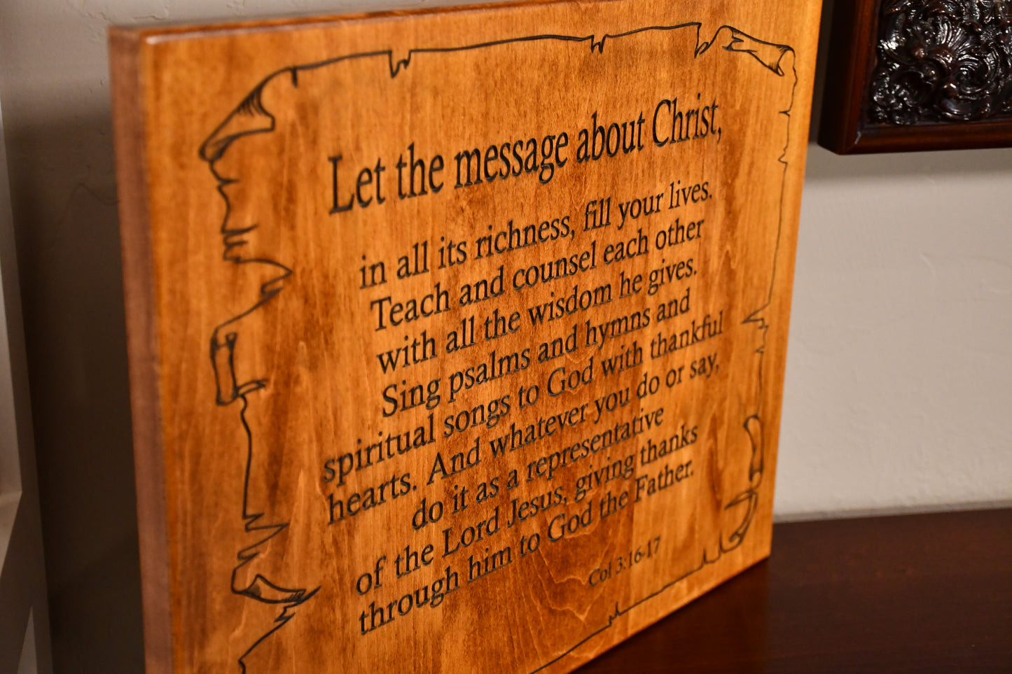 Let the Message about Christ - Col 3:16-17