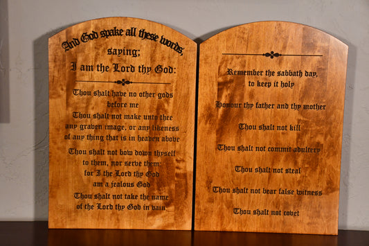 10 Commandments Tablets