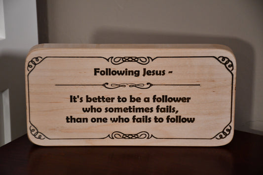 Following Jesus